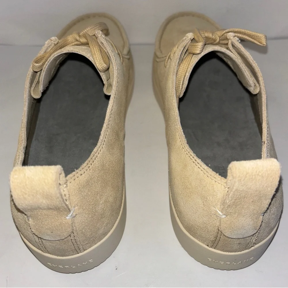 Everlane The Desert Pebble Suede Leather Neutral Tan Lace Up‎ Shoe Men 12.5 NEW